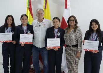 Gobernación del Atlántico exalta a la Escuela Normal Superior Santa Ana de Baranoa por dejar en alto el nombre del departamento en el Mundial de Ciencias y Tecnología Escolar