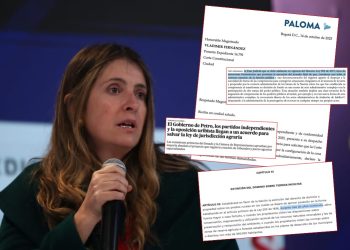 Paloma Valencia denuncia que el Gobierno busca eliminar el control judicial en procesos agrarios