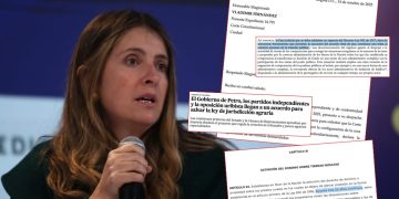 Paloma Valencia denuncia que el Gobierno busca eliminar el control judicial en procesos agrarios