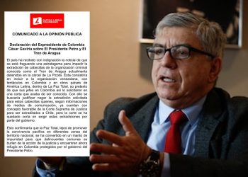 César Gaviria critica duramente a Petro por posibles beneficios a miembros del Tren de Aragua