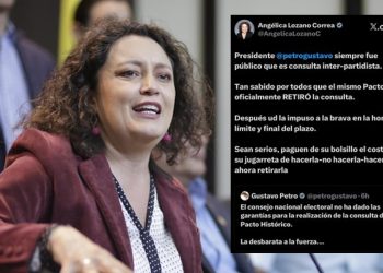 Angélica Lozano arremete contra Petro por críticas al CNE: “Paguen de su bolsillo su jugarreta”