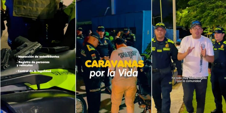 Distrito lidera nuevas “Caravanas por la Vida” para fortalecer la seguridad en Barranquilla