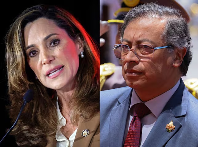 María Elvira Salazar acusa a Gustavo Petro de vínculos con Hezbolá, Hamás y potencias extranjeras