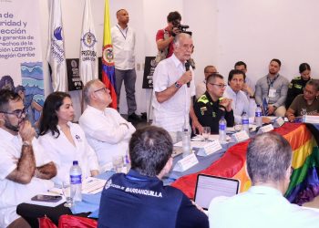 Gobernación del Atlántico reafirma su compromiso con los derechos de la población LGBTIQ+ en mesa de seguridad regional