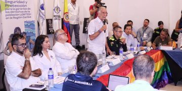 Gobernación del Atlántico reafirma su compromiso con los derechos de la población LGBTIQ+ en mesa de seguridad regional