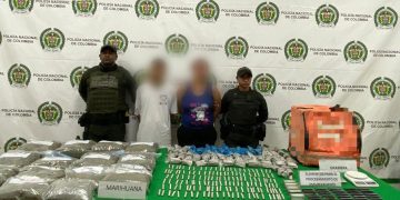 Duro golpe al narcomenudeo en Santa Marta: capturados con marihuana y maleta de domicilios