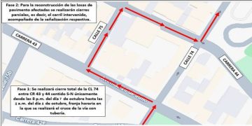 ¡Atención! Cierre parcial nocturno hoy en la calle 74 de Barranquilla por obras