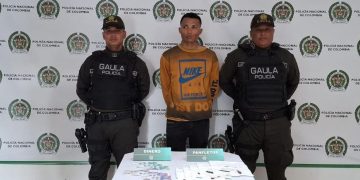 Cae presunto integrante de ‘Los Pepes’ en Sabanagrande tras recibir $500 mil de extorsión