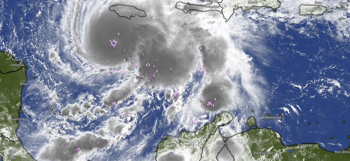 Melissa es ahora un catastrófico huracán categoría 5 e impactará en Jamaica