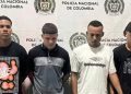 Capturan a cuatro hombres que huían en taxi tras cometer hurto en el barrio Boston