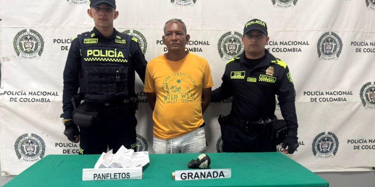 Capturan a hombre con una granada y panfletos de ‘Los Costeños’ en Barranquillita