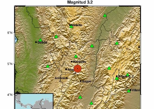 Nuevo sismo sacude el centro del país: movimiento de magnitud 3.2 en Tolima generó alerta leve