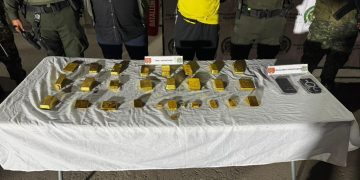 Golpe al dinero de la ilegalidad: incautan 42 kilos de oro en Pitalito que financiarían al ‘cartel de Araña’