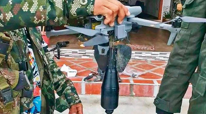 Hasta $100 millones de recompensa por información sobre uso criminal de drones en Colombia