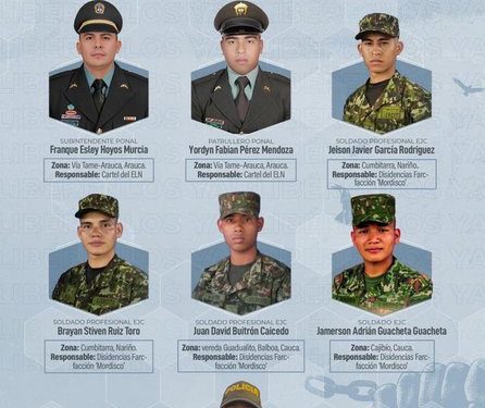 Exigen liberación inmediata de militares y policías secuestrados por el ELN y disidencias de las FARC: “Colombia los espera”