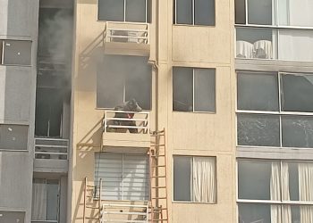 Joven sufrió quemaduras leves en incendio de apartamento en Puerta Dorada