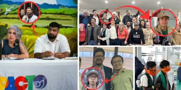 Revelan fotos y nexos entre cabecillas de las tomas en Bogotá y Cali y poderosos senadores del Pacto Histórico