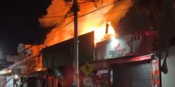 Voraz incendio consumió discoteca en Sabanagrande