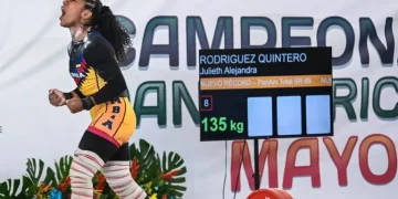 Julieth Rodríguez prolonga la fiesta colombiana en el Mundial de levantamiento de pesas
