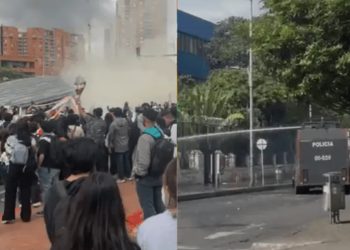 Caos y bloqueos en Bogotá, Cali y Medellín por marchas en apoyo a Palestina
