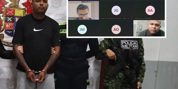 Eduar Castro se entrega pero no acepta cargos por feminicidio en Barranquilla