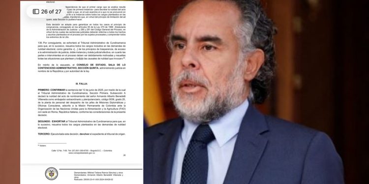 Consejo de Estado le jala las orejas a Benedetti: no cumplía requisitos para ser embajador ante la FAO