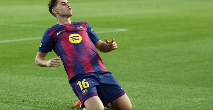 Fermín López firma un hat-trick en la goleada 6-1 del Barcelona sobre Olympiacos