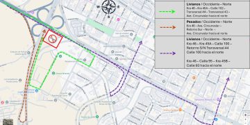 Cierres viales temporales en la Circunvalar con el puente de la carrera 46