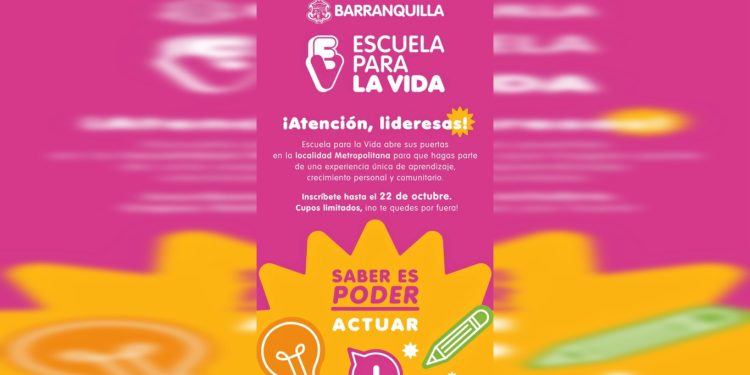 Escuela para la Vida abre sus puertas a las lideresas de Barranquilla