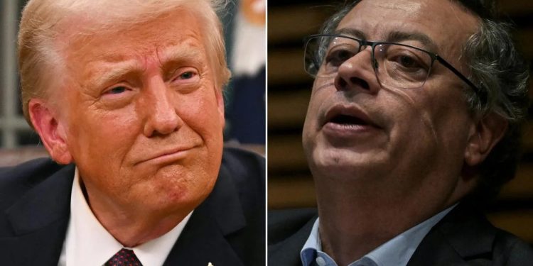 Trump arremete contra Petro: lo llama “matón y mal tipo” y suspende toda la ayuda a Colombia