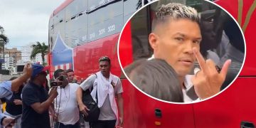 Teófilo Gutiérrez insulta a periodista y le hace gesto obsceno antes del viaje de Junior a Cali