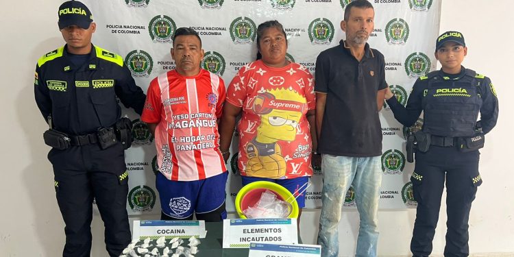 Desarticulado punto 24/7 de microtráfico en Magangué: tres capturados