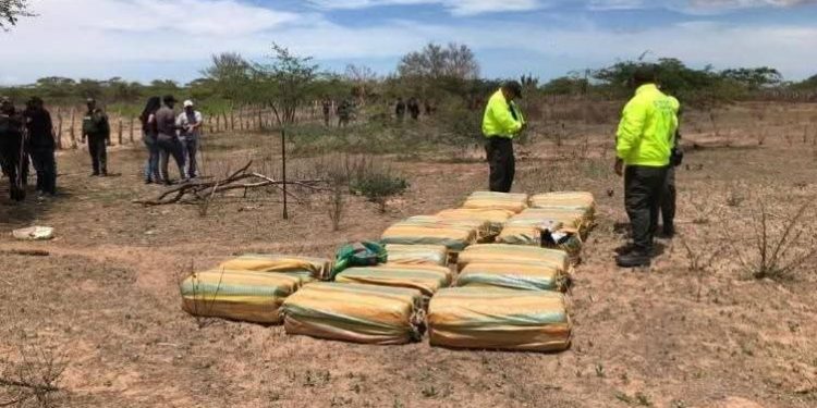 Incautan 3,4 toneladas de cocaína en Uribía: operativo sería un golpe a las finanzas del ELN