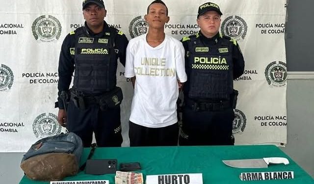 Capturado uno de los responsables de violento hurto en el sector de La Playa; Policía recupera todos los elementos