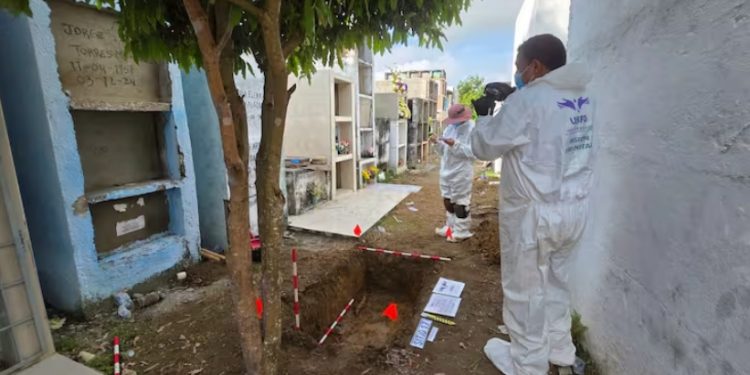 UBPD recuperó seis cuerpos en el cementerio Jardín de Paz de Tierralta, Córdoba