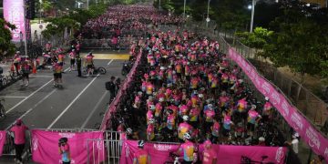 Giro de Rigo: más de 8 mil ciclistas ya recorren el Atlántico