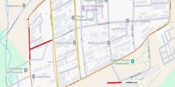 Desde hoy, cierre temporal por instalación de redes de drenaje en un sector de Alameda del Río