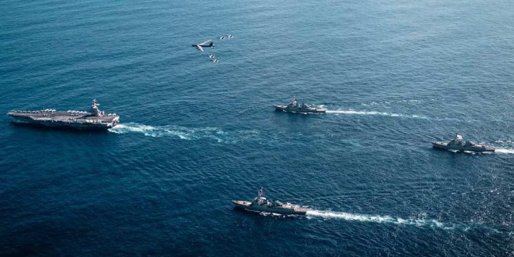 El portaaviones USS Gerald R. Ford entró al mar Caribe, confirmó el Comando Sur