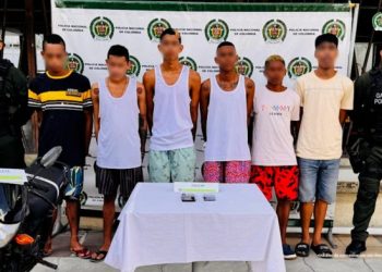 Caen seis presuntos integrantes de ‘Los Salsas Mexicanos’, banda acusada de extorsionar a comerciantes en Cartagena