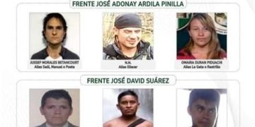 Revelan el cartel de los criminales más buscados del ELN tras atentado contra el Batallón Bolívar en Tunja
