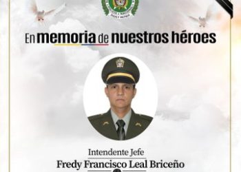 Héroe policial asesinado tras frustrar hurto en Bucaramanga