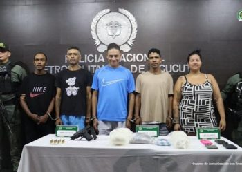 Por acciones delincuenciales en Villa del Rosario (Norte de Santander) fueron judicializados cinco presuntos integrantes del Tren de Aragua