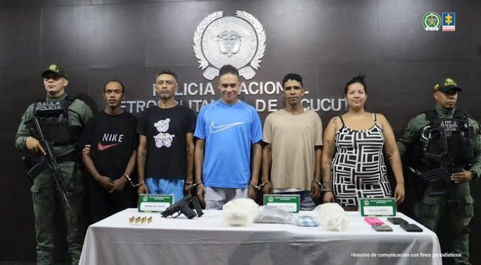 Por acciones delincuenciales en Villa del Rosario (Norte de Santander) fueron judicializados cinco presuntos integrantes del Tren de Aragua