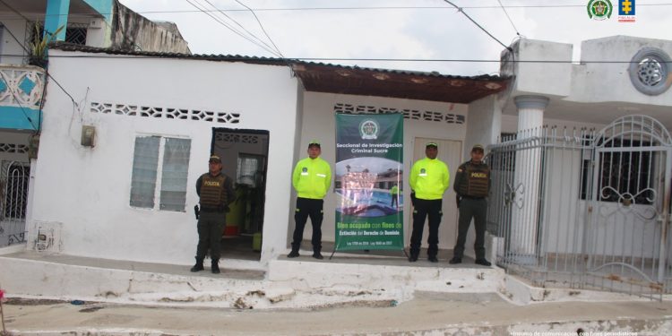 A extinción de dominio nueve inmuebles vinculados a presuntos integrantes del ‘Clan del Golfo’ en Sucre