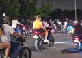 Pese a la prohibición, caravanas de motos se tomaron Barranquilla en Halloween