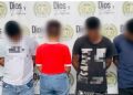 Capturan a cuatro presuntos expendedores de drogas en Lorica, Córdoba