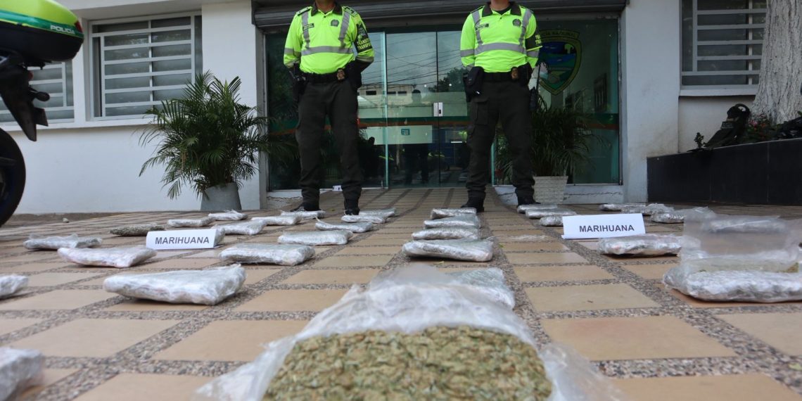 Incauta 24 kilogramos de marihuana destinados al Área Metropolitana de Barranquilla