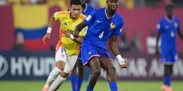 Colombia quedó eliminada: cayó 2-0 ante Francia