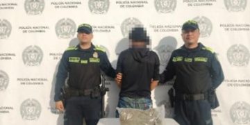 Capturado hombre en Santa Marta con 1.500 gramos de marihuana