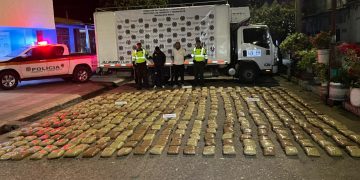 Incautan casi media tonelada de marihuana en Santander y capturan a dos hombres